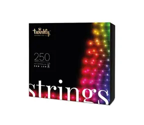 Twinkly Strings RGB 250 ks 20 m / Inteligentné žiarovky na stromček / RGB / Wi-Fi / Bluetooth 