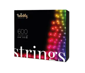 Twinkly Strings RGB 600 ks 48 m / Inteligentné žiarovky na stromček / RGB / Wi-Fi / Bluetooth