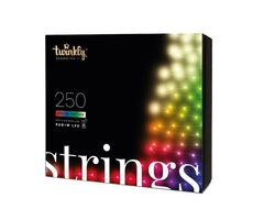 Twinkly Strings RGBW 250 ks 20 m / Inteligentné žiarovky na stromček / RGBW / Wi-Fi / Bluetooth