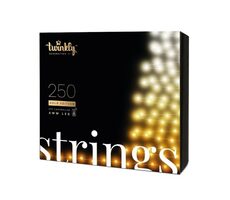 Twinkly Strings AWW 250 ks 20 m / Inteligentné žiarovky na stromček / AWW / Wi-Fi / Bluetooth