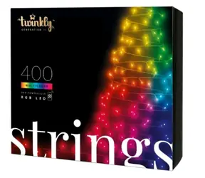 Twinkly Strings 400 ks 32 m / múdre žiarovky na stromček / RGB / Wi-Fi / Bluetooth