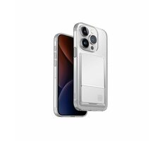 UNIQ Air Fender ID ochranný kryt na Apple iPhone 15 Pro Max Nude (transparentný)