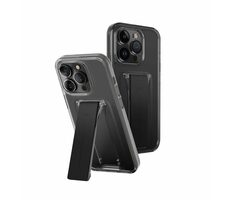 UNIQ Heldro Mount+ ochranný kryt na Apple iPhone 15 Pro Max so stojanom Vapour (Smoke)