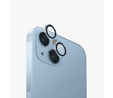 UNIQ Optix hliníkové ochranné sklo na šošovku fotoaparátu pre Appple iPhone 15/15 PLUS Mist blue (blue)