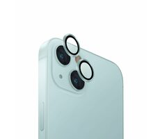UNIQ Optix hliníkové ochranné sklo na šošovku fotoaparátu pre Appple iPhone 15/15 PLUS Cool mint (mint)