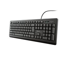 Trust Primo (US) čierna / drôtová klávesnica / US Layout / USB-A
