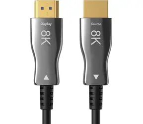 Claroc Kábel optický HDMI 2.1 (M) - HDMI 2.1 (M) 20m čierna / AOC / 8K @ 60 Hz / 4K @ 120 Hz