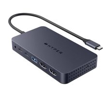 Hyper HyperDrive Next 7 Port Business Class USB-C Dock modrá / USB rozbočovač / 1x USB-A 3.2 / 3x USB-C 3.2 / 2x HDMI