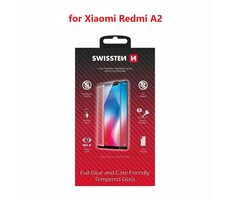 Swissten FULL GLUE COLOR FRAME CASE FRIENDLY ochranné sklo pre XIAOMI Redmi A2 čierna 