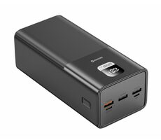 Swissten 22013942 50000 mAh čierna / Power Bank / 5V / 3A / USB-C &amp; USB &amp; micro-USB