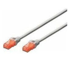 Digitus Patch cord UTP 6 0.5m šedá