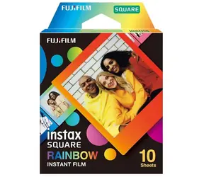 Fujifilm Instax Square Film rainbow 10ks / Instantný film / 86 x 72 mm 