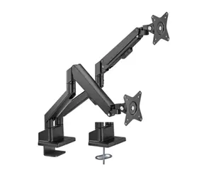 Brateck LDT62-C024 / Držiak monitora / dve ramená / nosnosť 2x 9 kg / VESA 75 &amp; 100