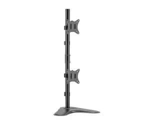 Brateck LDT66-T02V / Držiak monitora / dve ramená / nosnosť 2x 9 kg / VESA 75 &amp; 100
