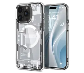 Spigen Ultra Hybrid MagSafe ochranný kryt pre Apple iPhone 15 Pro zero one white 