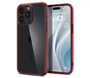 Spigen Ultra Hybrid MagSafe ochranný kryt pre Apple iPhone 15 Pro frost deep red 