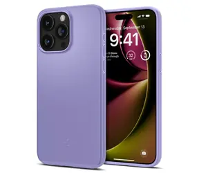 Spigen Thin Fit ochranný kryt pre Apple iPhone 15 Pro Iris purple