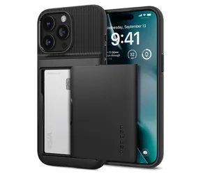 Spigen Slim Armor CS ochranný kryt pre Apple iPhone 15 Pro black 