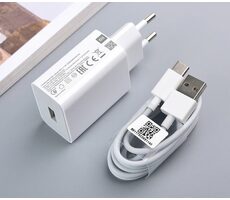 XIAOMI MDY-11-EP biela / Cestovná nabíjačka + kábel USB-A (M) - USB-C (M) / USB-A / 22.5W 