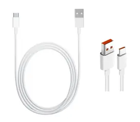 XIAOMI Original Kábel 6A USB-A (M) - USB-C (M) 1 m biela