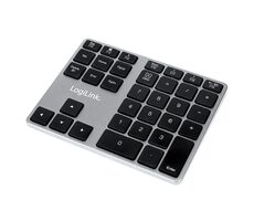 LogiLink ID0187 strieborná / Numerická klávesnica / membránová / Bluetooth