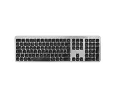 LogiLink ID0206 strieborná / Bezdrôtová klávesnica / membránová / Bluetooth / DE Layout