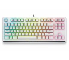 DELL AW420K Alienware Tenkeyless Lunar light / Herná klávesnica / USB-A 2.0 / Cherry MX RED / RGB / US layout