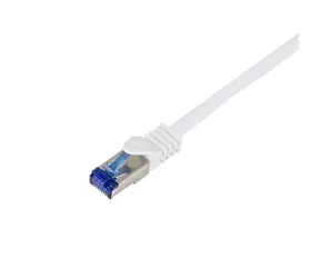LogiLink C6A121S Ultraflex biela / Patch kábel / CAT6A / S/FTP / RJ45 / 30m