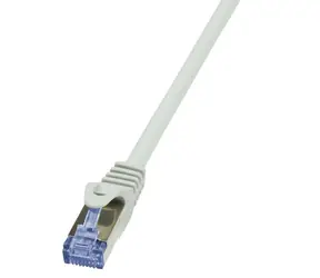 LogiLink CQ3122S PrimeLine šedá / Patch kábel / CAT6 / S/FTP / RJ45 / 30m