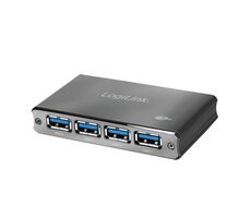 LogiLink UA0282 čierna / USB Hub / 4X USB 3.0