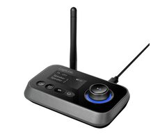 LogiLink BT0062 čierna / Audio vysielač a prijímač / Bluetooth 5.0 / 2x 3.5mm / optický vstup &amp; výstup