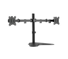 LogiLink BP0099 čierna / Rameno na 2 monitory / VESA / 17 &quot;až 32&quot; / do 8 kg 