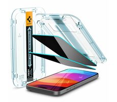 Spigen Glass tR EZ Fit (Privacy) 2 Pack ochranné sklo pre Apple iPhone 15 