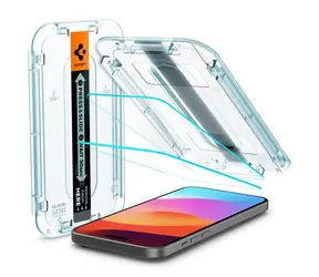 Spigen Glass tR EZ Fit 2 Pack ochranné sklo pre Apple iPhone 15 