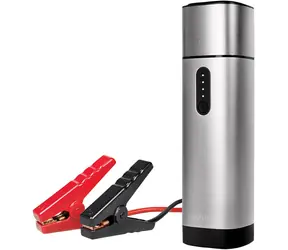 LogiLink PA0266 strieborná / Powerbank / 10000 mAh / 2x USB-A / štartovacie káble / svietidlo