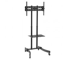 LogiLink BP0026 čierna / Pojazdný TV stojan / VESA / 37 &quot;až 70&quot; / do 40 kg