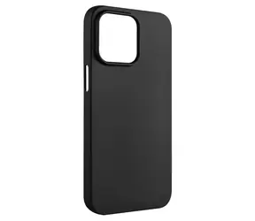 FIXED Story Zadný pogumovaný kryt pre Apple iPhone 15 Pro čierna