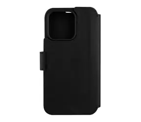 FIXED ProFit Kožené puzdro typu kniha pre Apple iPhone 15 Pro Max čierna