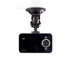 Nedis DCAM05BK - palubná kamera do auta Čierna / HD 720p / 2.4" / Zorný uhol 60 °