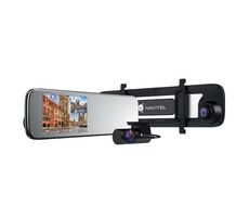 Naviteľ MR450 čierna / Duálna kamera do auta / FullHD @ 30fps / 5.5 &quot;/ uhol záberu 160 ° / Detekcia nárazu