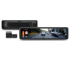 Mio MiVue R850T Dash Cam / Kamera do auta - zrkadlo / GPS / Uhol záberu 130 ° / Nočné videnie / G-senzor / Wi-Fi / microSD