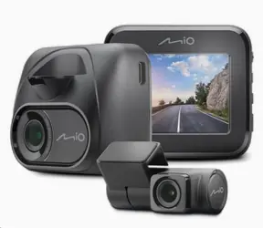 Mio MiVue C595W Dual - zadná kamera čierna / FullHD / 2.0" LCD / GPS / Wi-Fi / CMOS / microSD