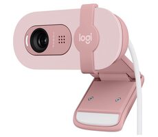 Logitech Brio 100 ružová / webkamera / 1920 x 1080 / USB 2.0
