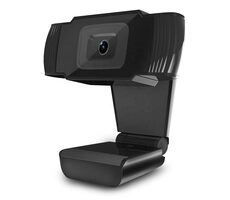Rozbalené - Powerton PWCAM1 čierna / Webkamera / 720p / USB + 3.5mm / rozbalené