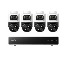 Anker Eufy Bezpečnostný NVR PoE systém / sada NVR jednotka + 4ks vonkajšia kamera Anker Eufy S4 Max 4K