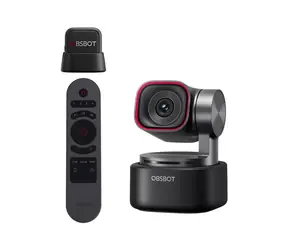 OBSBOT Tiny 3 4K Remote + MIC Combo / webkamera / gimbal / 4K@30fps / FullHD@120fps / USB-C / Mikrofón  