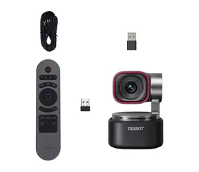 OBSBOT Tiny 3 Lite 4K Remote Combo / webkamera / gimbal / 4K@30fps / FullHD@120fps / USB-C / Mikrofón  