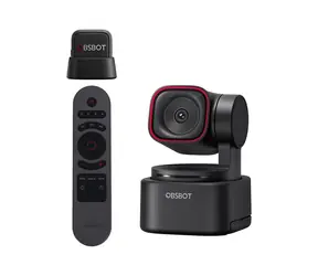 OBSBOT Tiny 3 Lite 4K Remote + MIC Combo / webkamera / gimbal / 4K@30fps / FullHD@120fps / USB-C / Mikrofón  