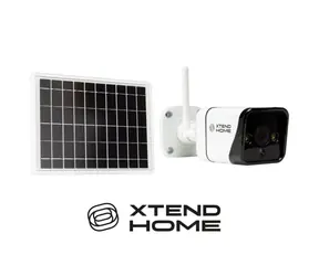 Xtend Home SO100 biela / Vonkajšia kamera so solárnym nabíjaním / 1080p / 4mm / Wi-Fi / IP65 / IR 15m / Tuya CZ & SK