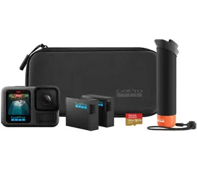 Bazár - GoPro HERO 13 Black Bundle / športová kamera / 5.3K/60fps / 27Mpix / stabilizácia obrazu / USB-C & Wi-Fi & BT / bazár